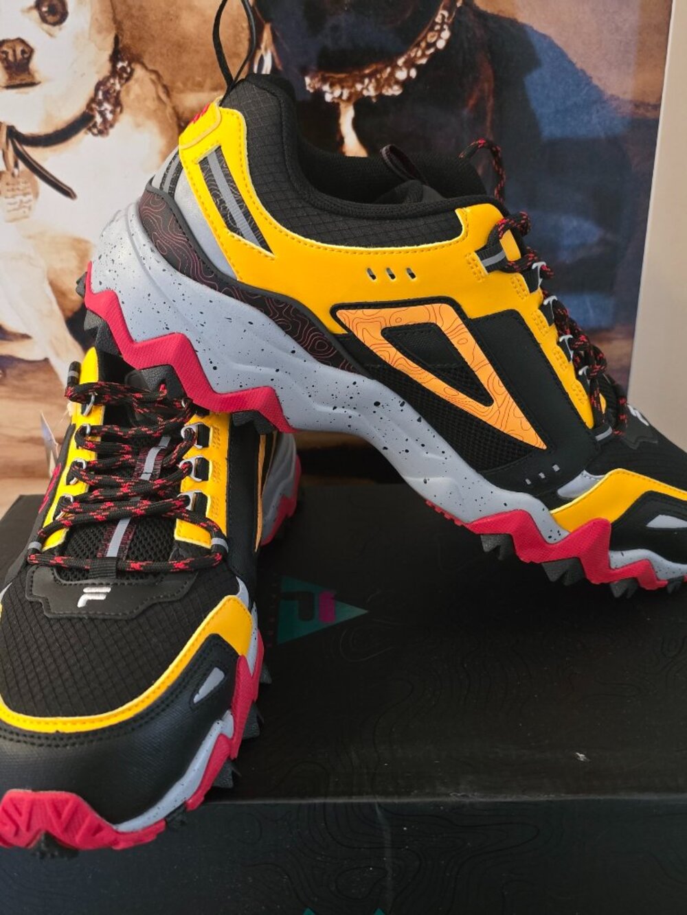 FILA - Men's Oakmont TR Shoes (1JM01689 025) Sneakers Trail Hiking Mens Size 13